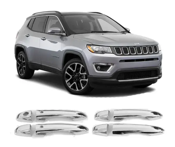 Aplique de Maçaneta Jeep Compass 2017+ com Sensor Cromado