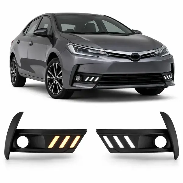 DRL Dianteiro Toyota Corolla 2017 a 2019 Grafite