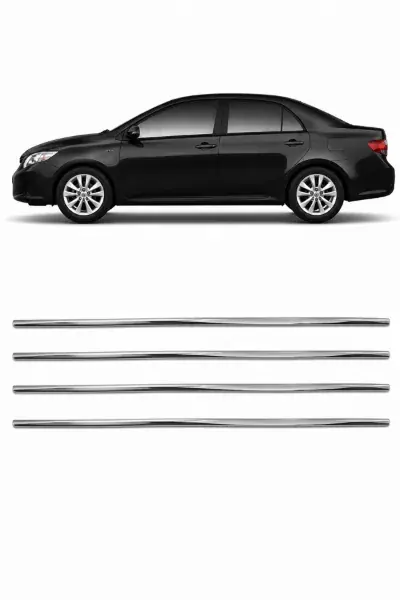 Pestana Toyota Corolla 2011 a 2014 Inox