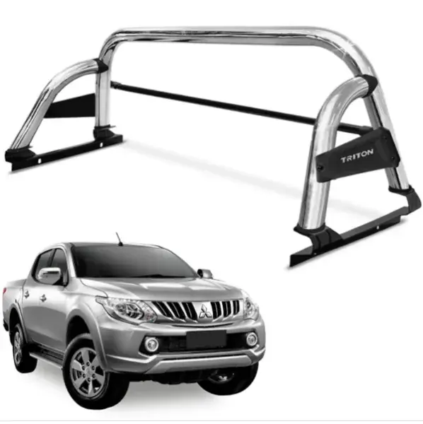 Santo Antônio Mitsubishi Triton 2017+ Cabine Dupla Modelo ST Cromado com Grade