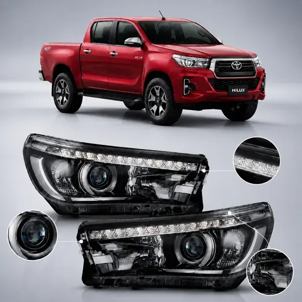 Farol Toyota Hilux 2016+ LED