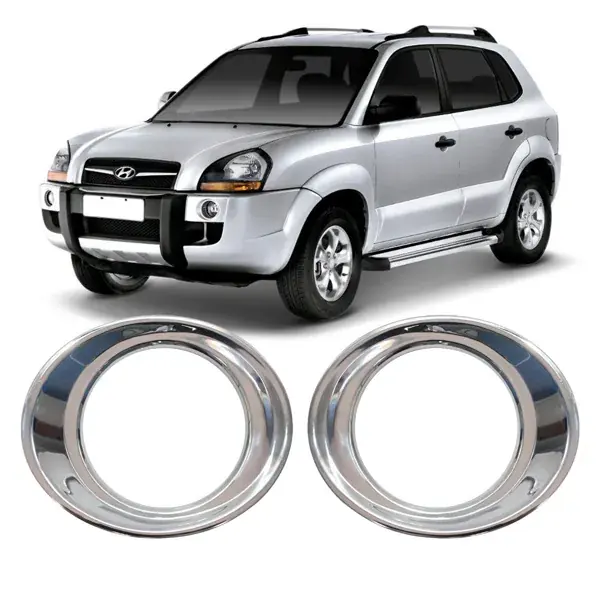Aplique do Farol de Milha Hyundai Tucson Cromado