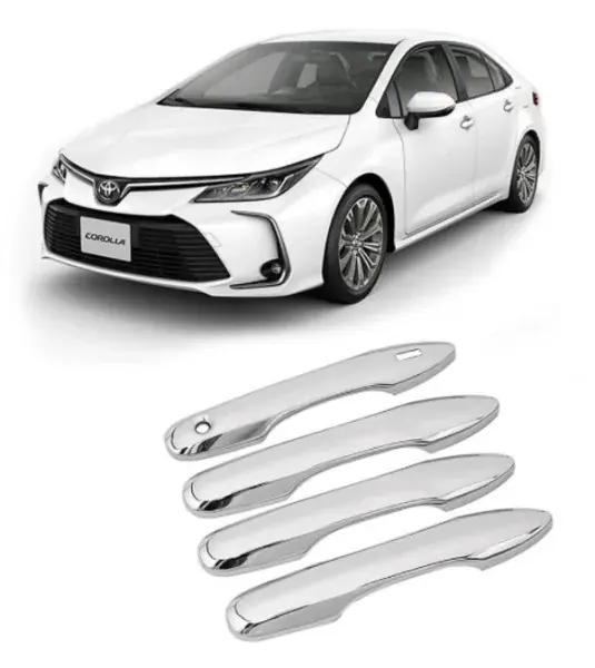 Aplique de Maçaneta Toyota Corolla 2020+ 4 Portas Cromado