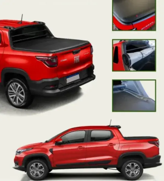 Capota Marítima Fiat Strada Cabine Dupla 2020+ Freedom/Endurance (Fixação Force)