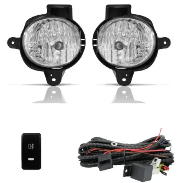 Kit Farol de Milha Toyota SW4 2012 a 2015 com Interruptor no Painel Similar ao Original