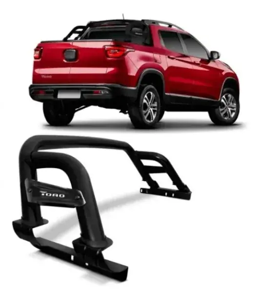 Santo Antônio Fiat Toro 2012+ Cabine Dupla Modelo ST Preto sem Grade