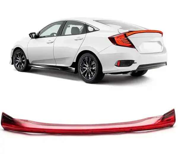 Aerofólio Honda Civic G10 2016 a 2020 LED Sequencial