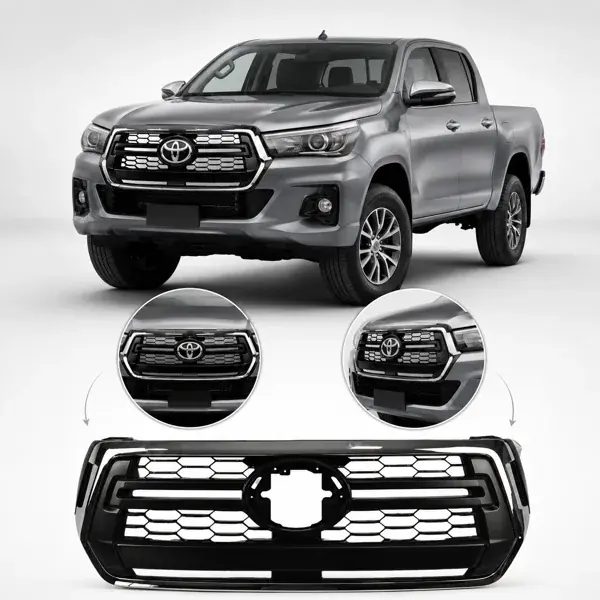 Grade Toyota Hilux 2019 a 2020 Modelo Original Grafite