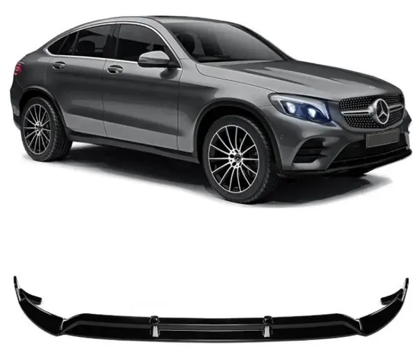 Spoiler Dianteiro Mercedes-Benz GLC 2015 a 2019 Black Piano
