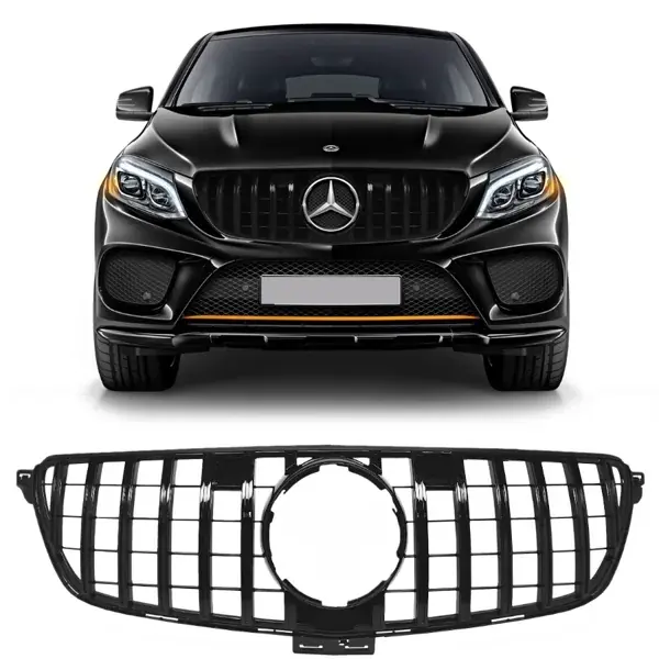 Grade Mercedes-Benz GLE/ML W166 Modelo GT Silver/Black