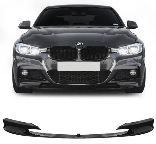 Spoiler Dianteiro BMW Série 3 2012 a 2019 Black Piano