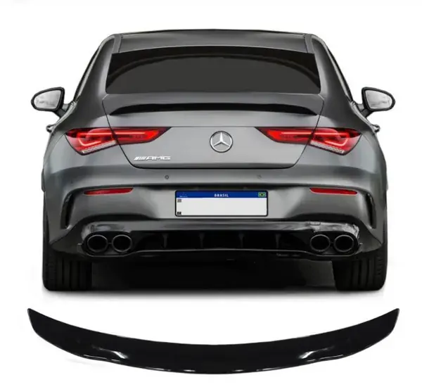 Aerofólio Mercedes-Benz CLA W118 2020 a 2021 Black Piano