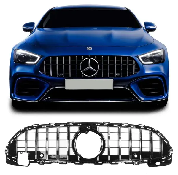 Grade Mercedes-Benz GT W206 Classe C com Entrada para Câmera Silver
