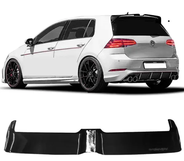 Aerofólio Volkswagen Golf MK7 Oettinger 2012 a 2017 Black Piano