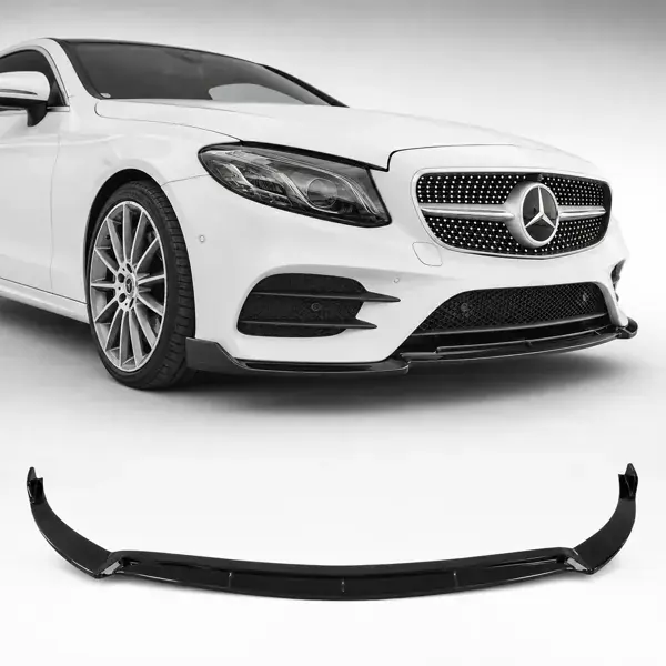 Spoiler Dianteiro Mercedes-Benz W213 2020 a 2022 Black Piano