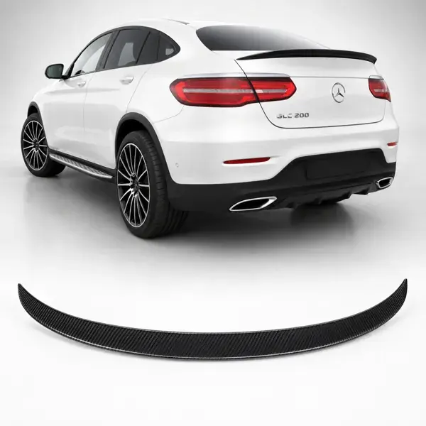 Aerofólio Mercedes-Benz W253 GLC 2016 a 2019 Black Piano