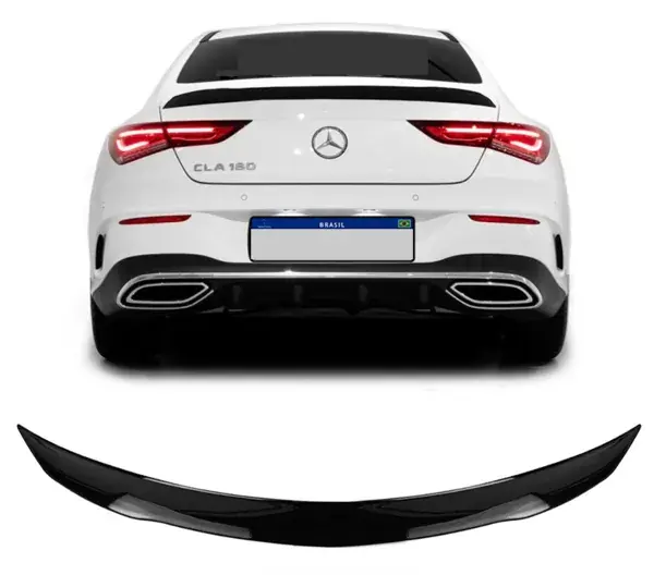 Aerofólio Mercedes-Benz Classe CLA W118 2020 a 2021 Black Piano