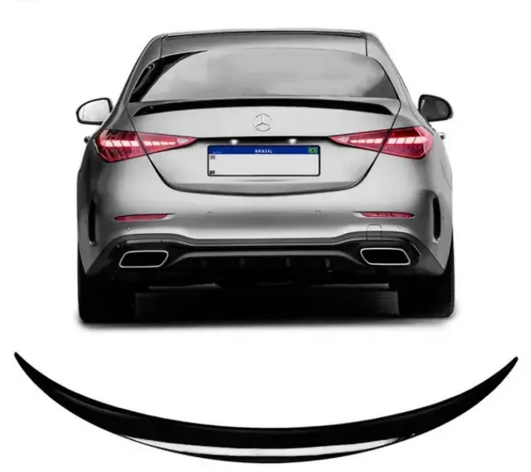 Aerofólio Mercedes-Benz Classe C W206 2022+ Modelo Slim Black Piano
