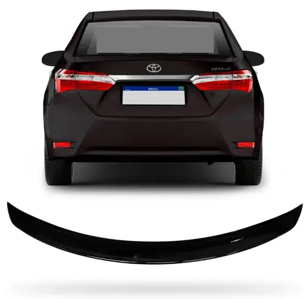 Aerofólio Toyota Corolla 2015 a 2018 Black Piano