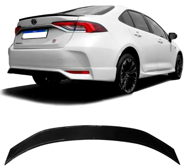 Aerofólio Toyota Corolla 2021+ Modelo Original Black Piano