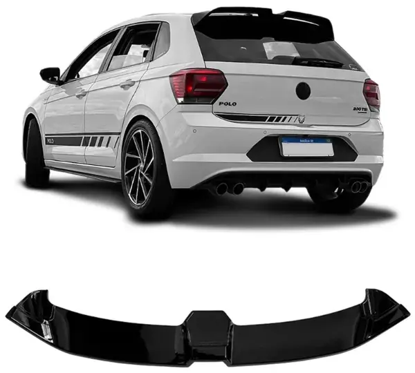 Aerofólio Volkswagen Polo Plus Oettinger 2017+ Black Piano