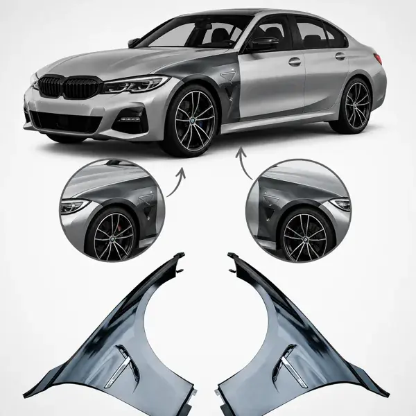 Paralama Dianteiro BMW F30/F35 Modelo M3 Aço