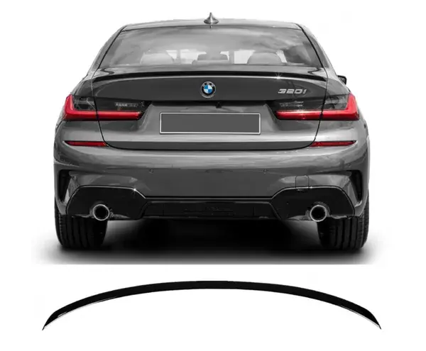Aerofólio BMW G20 Série 3 Slim 2020 a 2021 Black Piano