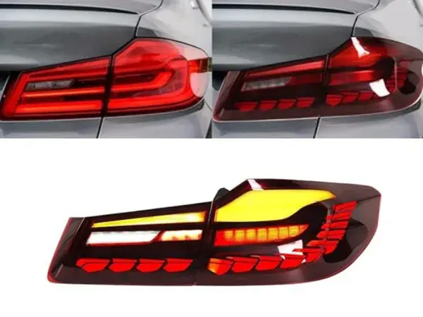 Lanterna BMW G30/G38 2018 a 2022 Full LED Vermelha