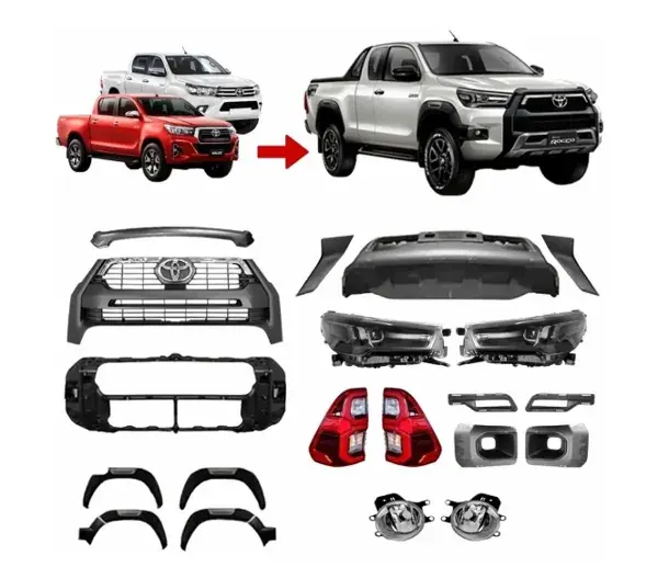 Body Kit Toyota Hilux 2016 a 2020 para Conquest 2023