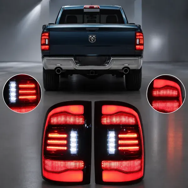 Lanterna Ram 1500 2010 a 2018 Full LED Vermelha