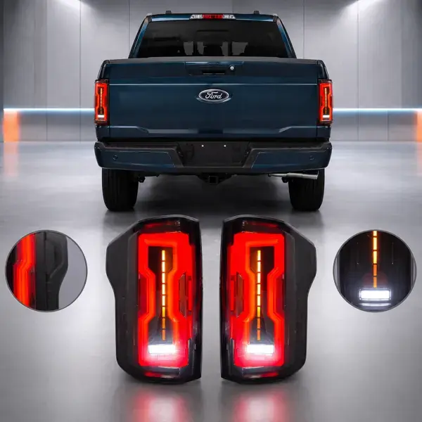 Lanterna Ford F-150 2024 a 2025 Full LED Fumê