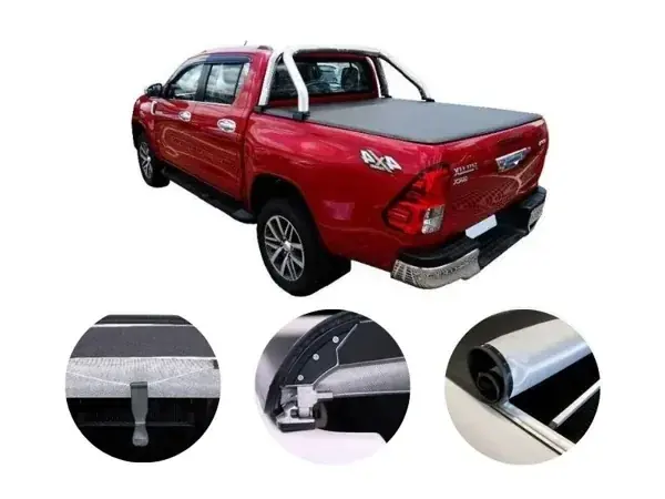 Capota Marítima Toyota Hilux Cabine Simples 2016+ sem Grade (Fixação Force)