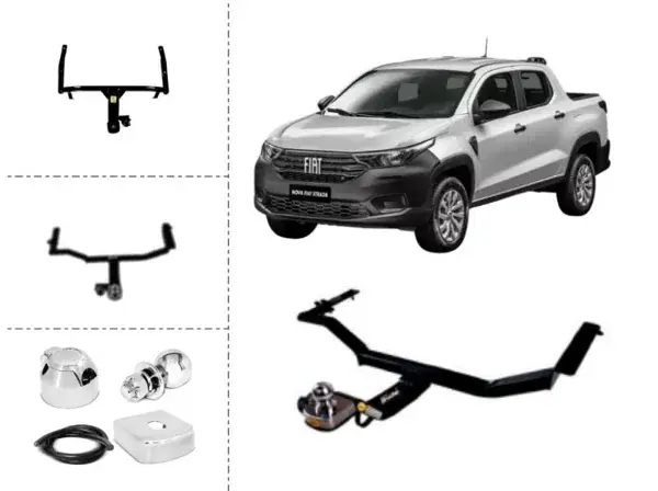 Engate Fiat Strada 2021 a 2024 Fixo