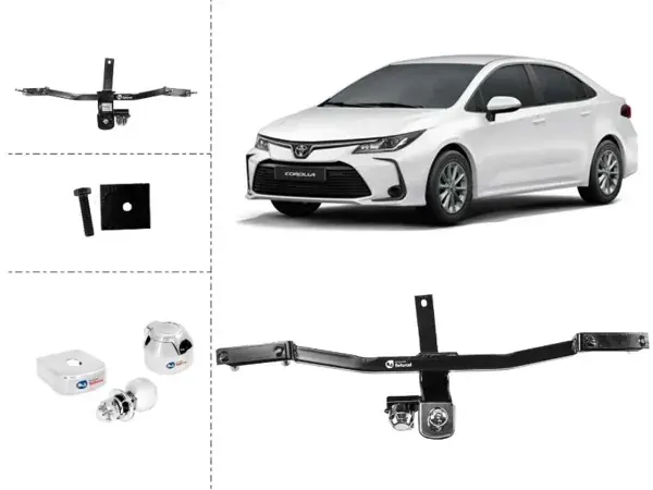 Engate Toyota Corolla 2020 a 2024 (Exceto GR-Sport) Fixo
