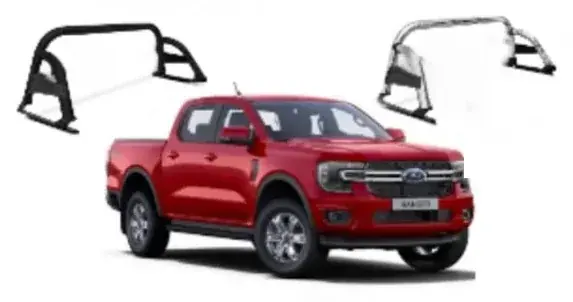 Santo Antônio Ford Ranger Cabine Dupla 2024+ Modelo ST Cromado com Grade