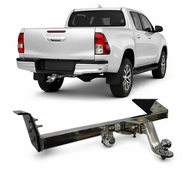 Engate Toyota Hilux 2005 a 2026 Cabine Simples/Dupla Inox Removível