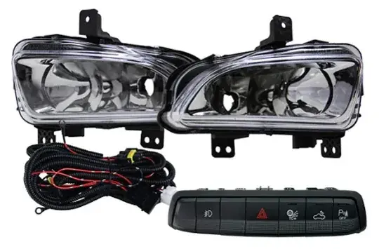 Kit Farol de Milha Fiat Strada 2020 a 2026 com Interruptor Similar ao Original Freedom