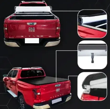 Capota Marítima Fiat Titano Cabine Dupla 2024+ (Fixação Force)