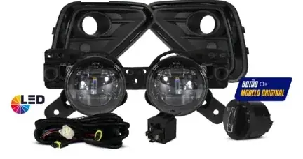 Kit Farol de Milha Volkswagen T-Cross 2025+ com Interruptor Similar ao Original