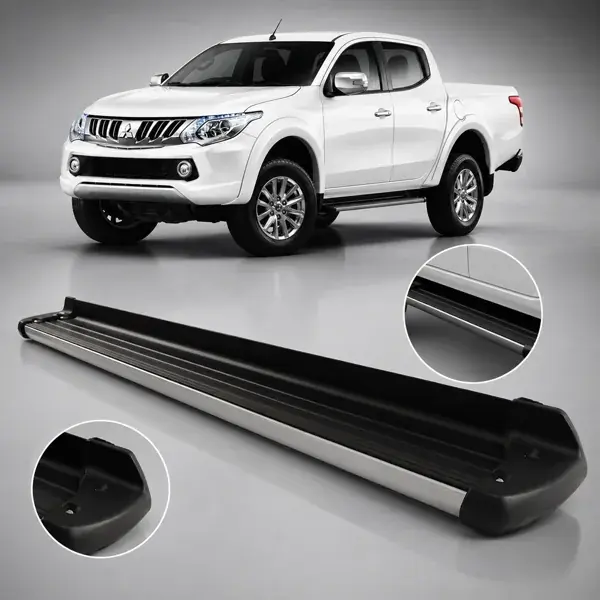 Estribo Mitsubishi Triton Cabine Dupla 2007 a 2016 Plataforma