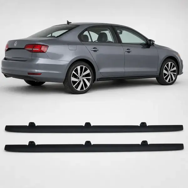 Spoiler Lateral Volkswagen Jetta GLI 2015 a 2018 Preto