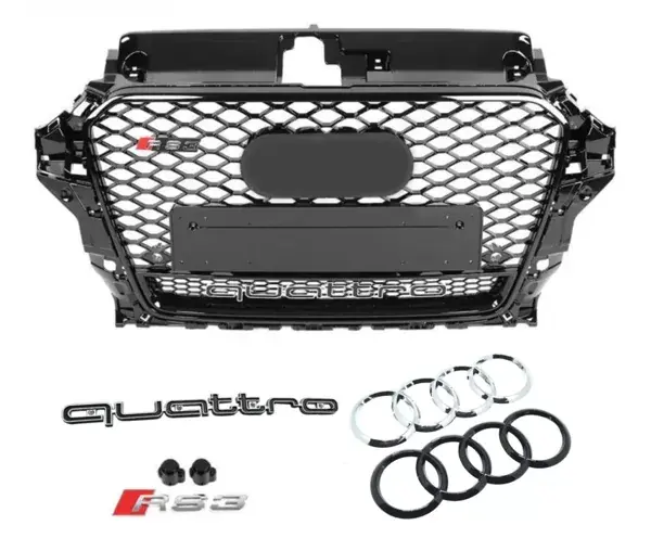 Grade Audi A3 para RS3 Quattro 2013 a 2016 Black