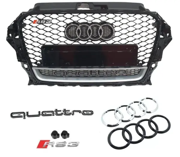 Grade Audi RS3 Quattro Black com Moldura Black