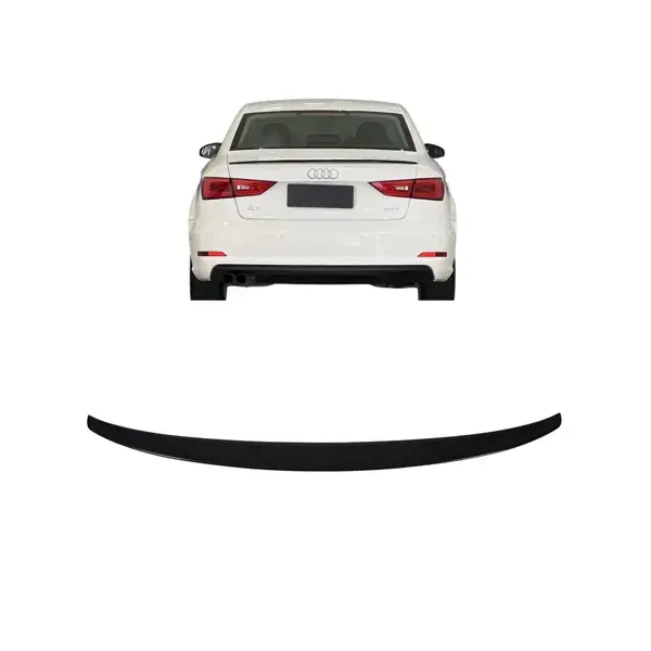 Aerofólio Audi A3 Sedan 2017 a 2020 Carbono Modelo RS3