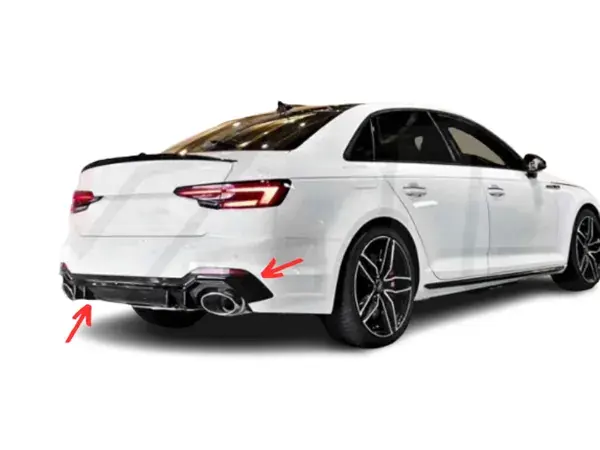 Body Kit Traseiro Audi A4 para RS4 2016 a 2020 Sedan