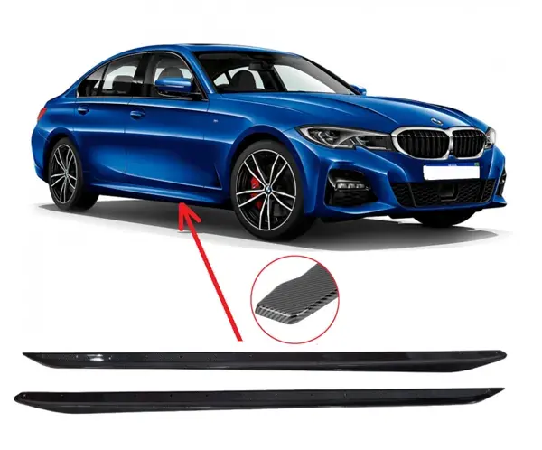 Spoiler Lateral BMW G20 2020 a 2022 Carbono