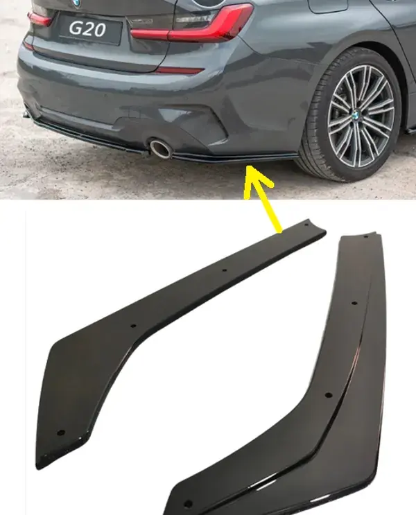 Spoiler Traseiro BMW G20 2019 a 2022 Black Piano