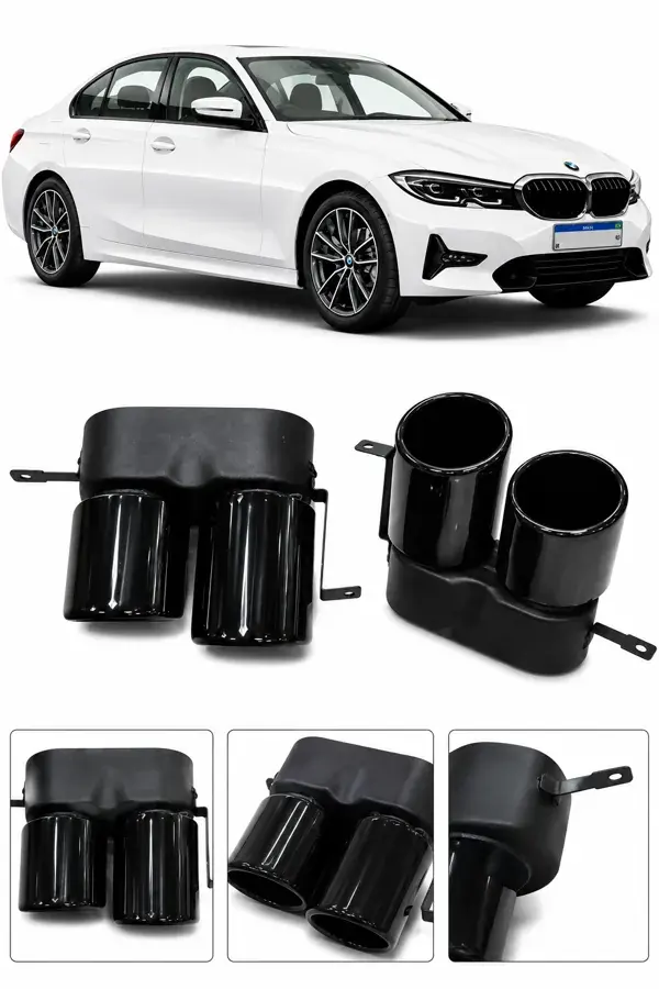 Silenciador BMW G20 2019 a 2022 Black Piano