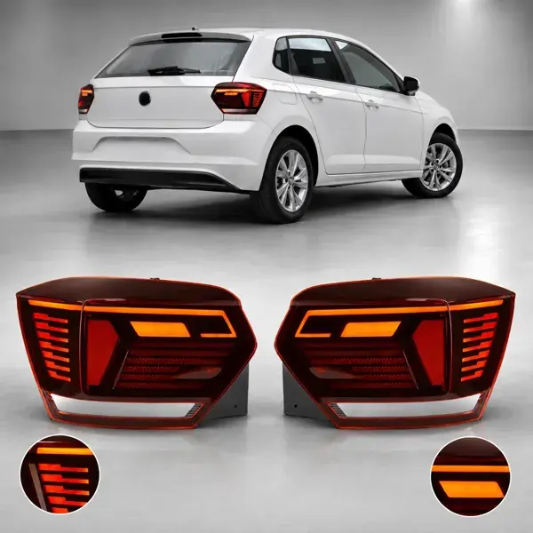 Lanterna Volkswagen Polo GTI 2018 a 2025 Full LED