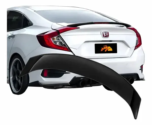 Aerofólio Honda Civic Si 2016+ com Brake Light Preto